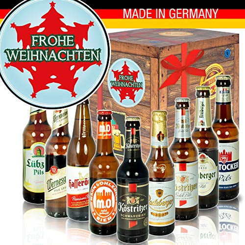 Tannenbaum - Bier Geschenk Set - Geschenk Tannenbaum zu Weihnachten von ostprodukte-versand