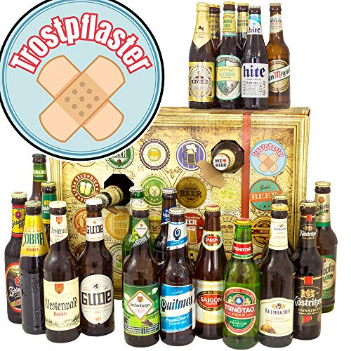 Trostpflaster/BierAdventskalender 2024 2025 mit Bieren aus aller Welt und Deutschland/Biere der Welt und Deutschland von ostprodukte-versand