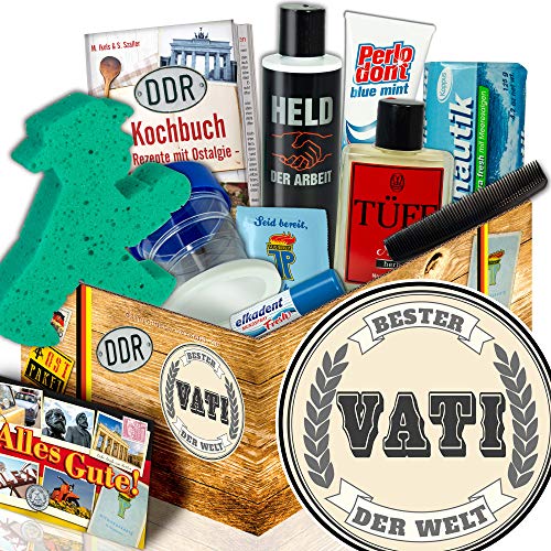 Vater Geschenkidee/Männer DDR Pflegebox/Bester Vati der Welt von ostprodukte-versand