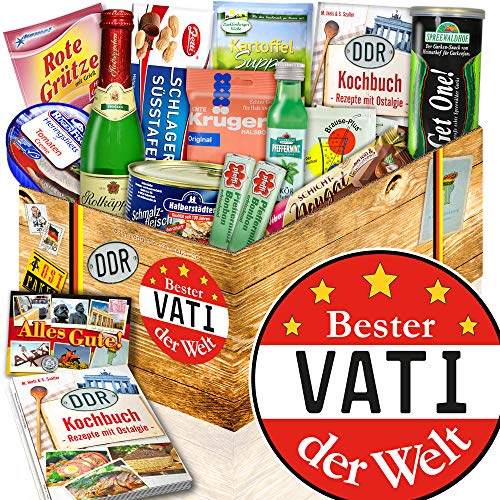 Vati Geschenkidee - Spezialitäten Korb - Geburtstagsgeschenk kreativ von ostprodukte-versand