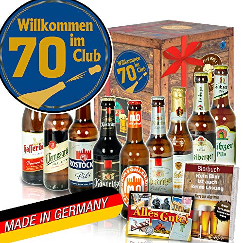 Wilkommen im Club 70 ++ Bier der DDR ++ Geschenke zum 70. Geburtstag von ostprodukte-versand