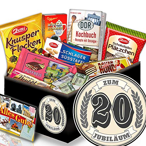 Zum 20. Jubiläum - Geschenkbox Zum Jubiläum - DDR Geschenkkorb von ostprodukte-versand