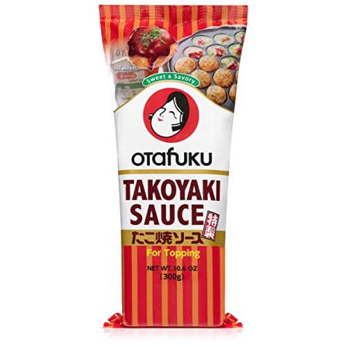 Otafuku Takoyaki-Sauce (300 ml) aus Japan – köstlicher japanischer Geschmack für Takoyaki-Bälle von Otafuku