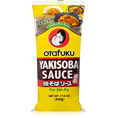 Otafuku Yakisoba Sauce – Aromatische, japanische Würzsauce zum Verfeinern von Bratnudeln und vielen weiteren Gerichten – 1 x 500g | 500 g (1er Pack) von Otafuku