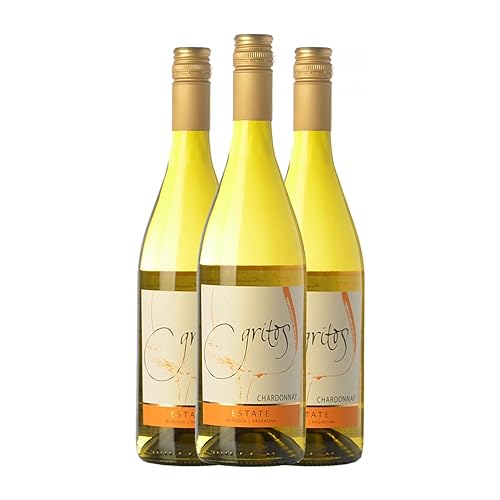 Otero Ramos Gritos Estate Chardonnay Mendoza Alterung 75 cl (Schachtel mit 3 Flaschen von 75 cl) von Distribuidor