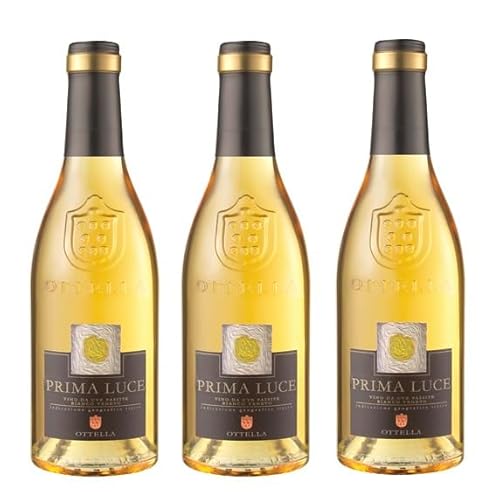 3x 0,375l - 2018er - Ottella - Prima Luce - Vino da uve passite - Veneto I.G.P. - Italien - Weißwein süß von Ottella