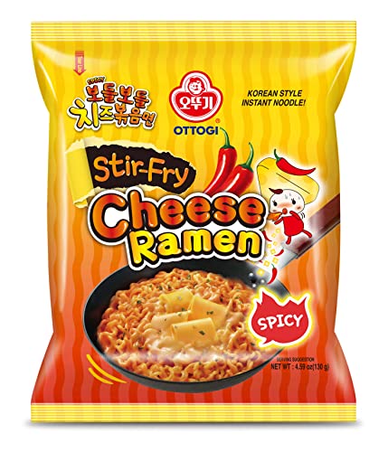 OTTOGI Spicy Stir Fry Cheese Ramen Spicy 130GX4 von Ottogi