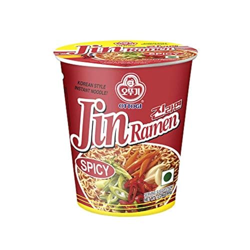 Ottogi Spicy Jin Ramen Nudelbecher 65 g x 6 von Ottogi