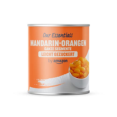 by Amazon Mandarin-Orangen, ganze Segmente, leicht gezuckert, 312g (1er-Pack) von by Amazon