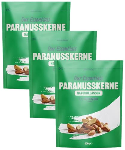 by Amazon Paranusskerne, Ungesalzene, 200g (1er-Pack) (Packung mit 3) von by Amazon