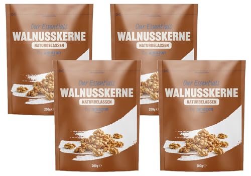 by Amazon Walnusskerne, Ungesalzene, 200g (1er-Pack) (Packung mit 4) von by Amazon