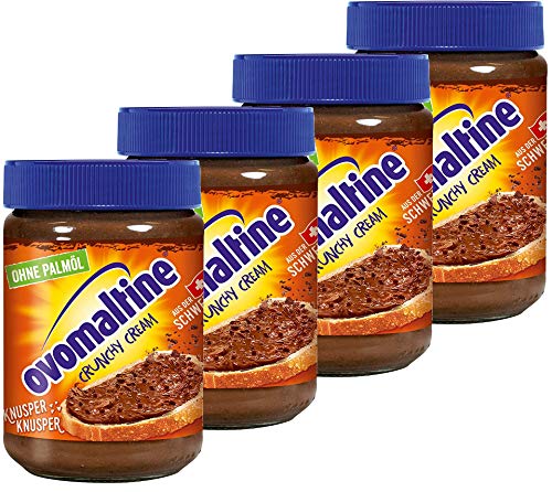 Ovomaltine Crunchy Cream, Brotaufstrich 4 x 380g von Ovomaltine