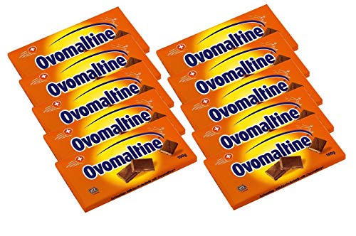 Ovomaltine Crunchy Schokolade, 10er Pack (10x100 g) von Ovomaltine