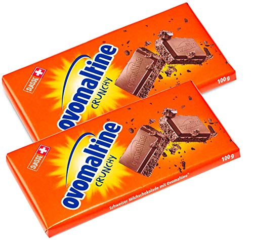 Ovomaltine Crunchy Schokolade, 3er Pack (3x100 g) von Ovomaltine