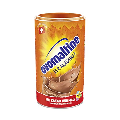 Ovomaltine Kakao-Pulver mit dem einzigartigen Geschmack nach Malz und hochwertigem Cacao, nachhaltig - für heiße Schokolade (1 x 500g) von Ovomaltine