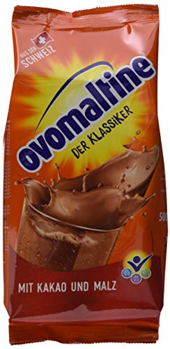 Ovomaltine malzhaltiges Getränkepulver 500 g, 10er Pack (10 x 500 g) von Ovomaltine