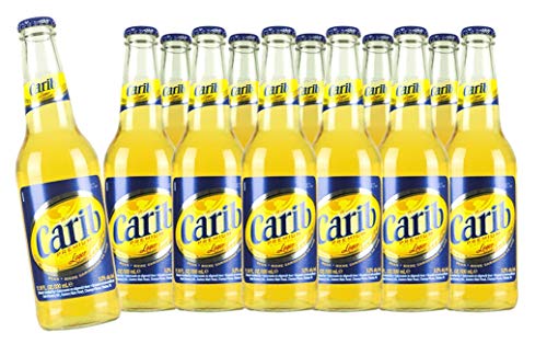 CARIB Premium Bier 12 Flaschen Sparpaket/ Premium Helles Bier aus Trinidad und Tobago, 5,2% vol., Flasche 330ml. von Oxycute GD