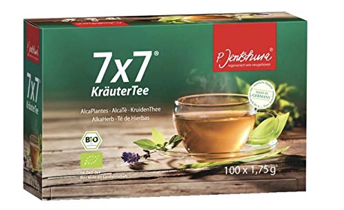 P. Jentschura 7x7 Kräutertee für ein bewusstes Gleichgewicht 50 Teefilter zur Entsäuerung von P. Jentschura