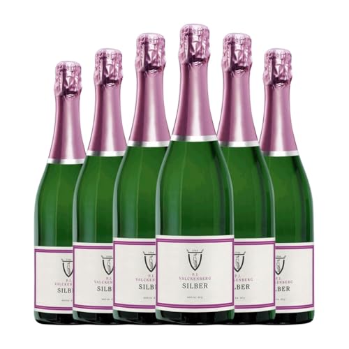 P.J. Valckenberg Silber Extra Dry Extra Trocken Rheinhessen 75 cl Rosé Sekt (Karton mit 6 Flaschen von 75 cl) von P.J. Valckenberg