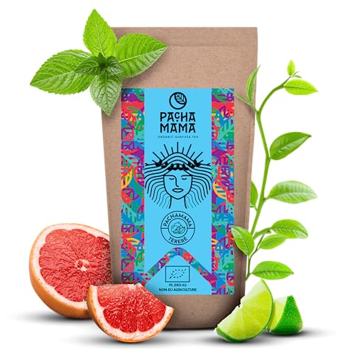 Guayusa Pachamama Tereré 0,25 kg | Bio-Ilex Guayusa aus Ecuador 250 g | Natürliches Koffein | In kalter und warmer Form | Cousine des Mate Tees | Erfrischend | Alternative für Kaffee und Energydrinks von PACHAMAMA