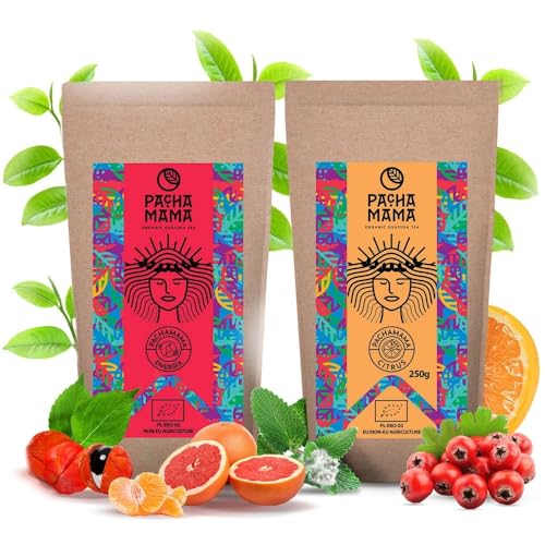 Pachamama Guayusa Set 2x250g - Bio Ilex Guayusa, Citrus und Energia von PACHAMAMA