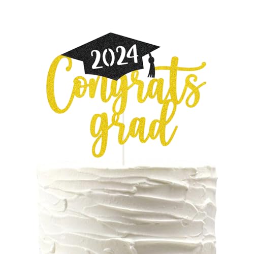 Congrats 2021 Grad Glitzer Kuchen Topper, Congrats Grad Cake Decorat, Class of 2021, 2021 Graduation Party Dekorationen von PANHUI