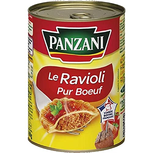 PANZANI The Pure Beef Ravioli 400G (Packung mit 12) von PANZANI