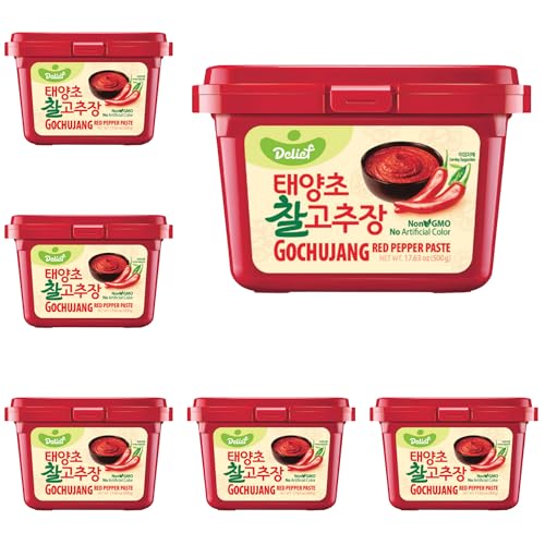 Gochujang HALAL | Delief Red Pepper Paste (6x500g) | Original Chilli Paste aus Korea von PARTHIAN-GROUP