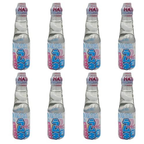 PARHIAN-GROUP Hata Kosen Ramune Joghurt | 8x200ml | Aromatisiertes, kohlensäurehaltiges Getränk | Trendgetränk aus Japan von PARTHIAN-GROUP