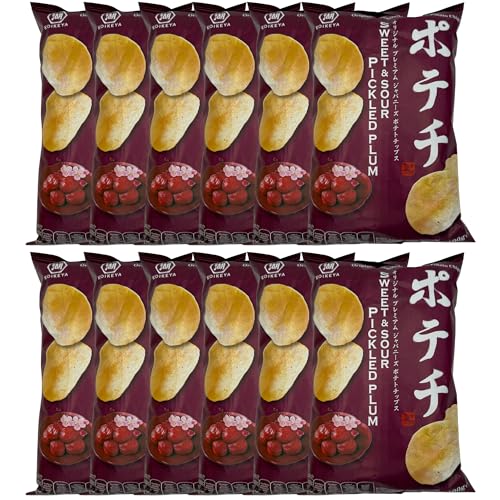 PARTHIAN-GROUP | KOIKEYA Sweet & Sour Pickled Plum | 12x100g | Leckere Chips mit ausergewöhnlichem Geschmack von PARTHIAN-GROUP