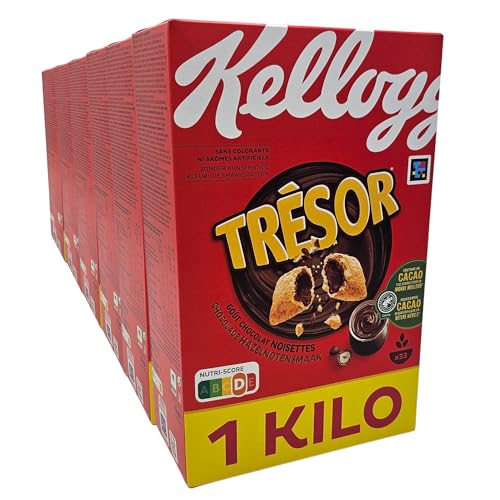 Frühstückscerealien | Kellogg's Tresor Choco Nut (6x1kg) | Angereichert mit Vitamin B12, Vitamin B6, Riboflavin und Thiamin von PARTHIAN-GROUP