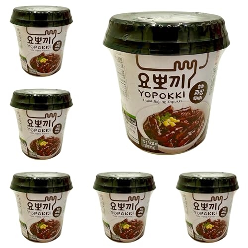 PARTHIAN-GROUP | Youngpoon Yopokki Jjajang (6x120g) | HALAL | Leckeres Topokki aus Korea von PARTHIAN-GROUP