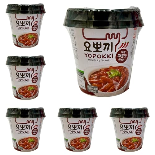 PARTHIAN-GROUP | Youngpoon Yopokki Spicy (6x120g) | Leckeres Topokki aus Korea von PARTHIAN-GROUP