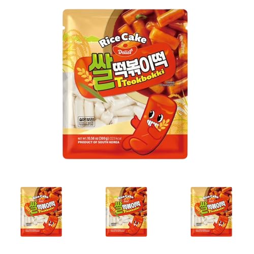 Reiskuchen | 4x300g Delief Tteokbokki | Leckere Ricecakes aus Korea von PARTHIAN-GROUP