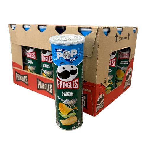 Stapelchips | 19x165g Pringles Cheese & Onion | Vorteilspack von PARTHIAN-GROUP