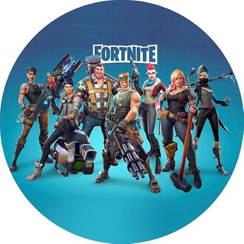 Fortnite essbare Kuchendekoration aus essbarem Oblatenpapier (02) von PARTYLANDIA