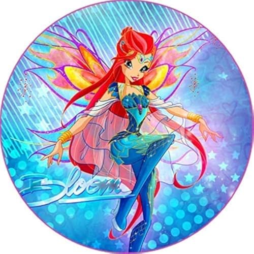 Winx Standard für Dekorationen und Kuchen (Modell 5) von PARTYLANDIA