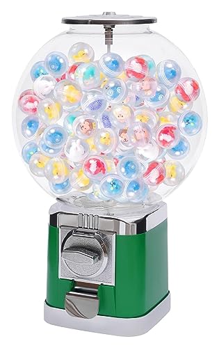 Gum Drops Kaugummiautomat, 500 Kugeln oder Bonbons mit einem Durchmesser von 1,26 Zoll, großes Fassungsvermögen, 18-Zoll-Bonbonspender für Einzelhandelsgeschäfte (Green) von PASPRT