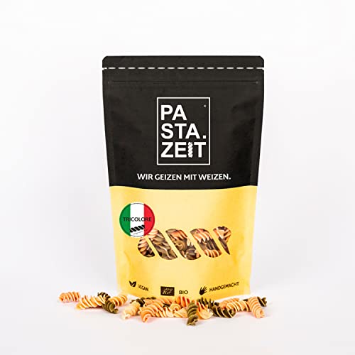 PASTAZEIT Bio Protein Nudel-Mix - Protein Pasta Mix aus Roten Linsen Fusilli, Gelben Linsen Nudeln, Kürbiskern Fusilli - High Protein Noodle (10x 250g) von PASTAZEIT