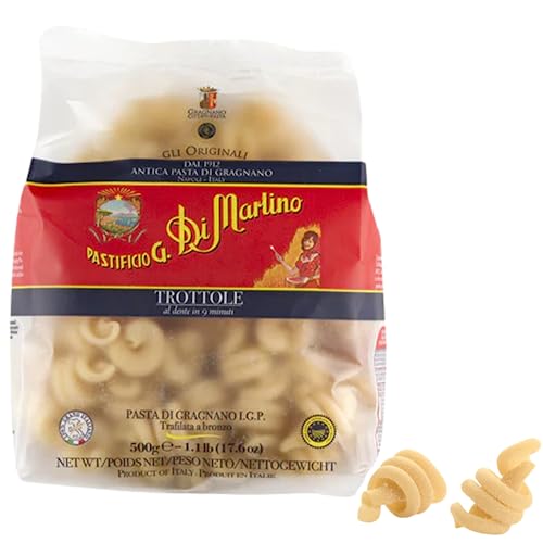 Pasta Di Martino Die Originalen Trottole Nr. 203, Packung mit 500 g, bronzefarben von PASTIFICIO G. DI MARTINO