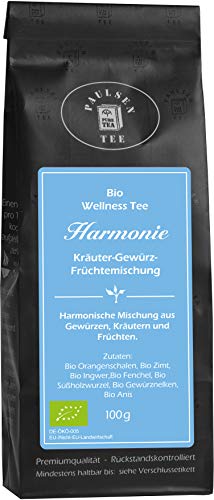 Wellness Tee Harmonie 100g, Paulsen Bio Kräuter-, Gewürz- und Früchteteemischung von PAULSEN TEE PURE TEA