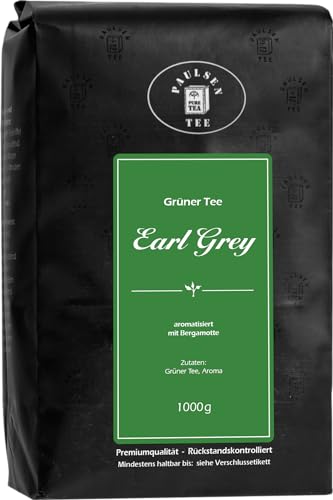 Paulsen Tee Earl Grey Grüner Tee 1000g von PAULSEN TEE PURE TEA