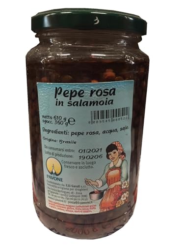 Rosa Pfeffer in Salzlake Pavone 610 gr von PAVONE