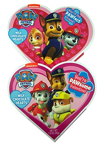 Assorted Paw Patrol Valentines Day Gift Box with Milk Chocolate Hearts, Pack of 2 von PAW PATROL