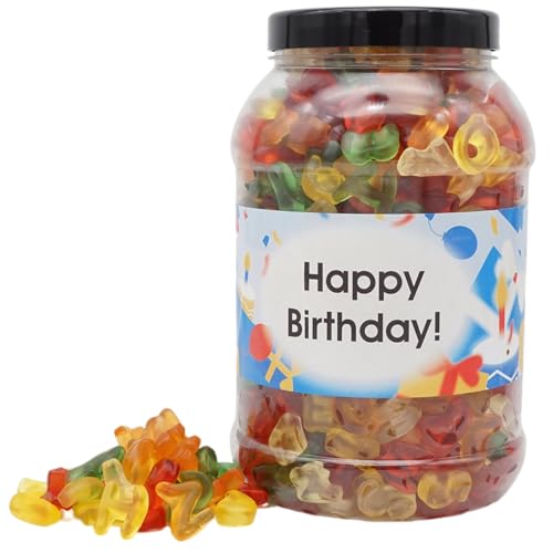 Deine Naschbox | Fruchtgummi-Buchstaben Mix | personalisierbar | 2kg Big Pot | XXL Großpackung - Motive für viele Gelegenheiten - Geschenk von PE ÄM