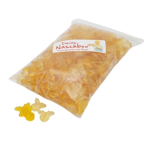 Deine Naschbox | Fruchtgummi Eierpunsch Elche | 1kg Nachfüllbeutel | Minimale Verpackung 100% recyclebar - XL Großpackung - Eierpunsch Elche - Saftig von PE ÄM