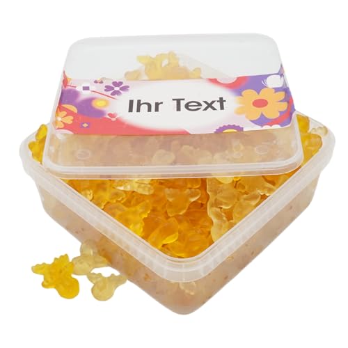 Deine Naschbox | Fruchtgummi Eierpunsch Elche | personalisierbar | 1kg Naschbox | XL Großpackung - Eierpunsch Elche - weihnachtlich - Geschenk von PE ÄM