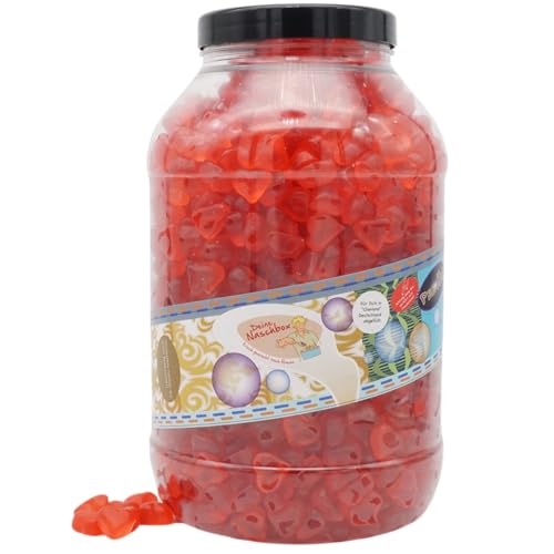 Deine Naschbox | Fruchtgummi Zimt-Glühweinsterne | 3kg Mega Pot | XXL Großpackung für Party, Candybar & als Geschenk - Weihnachtlich - Würzig - Süß von PE ÄM