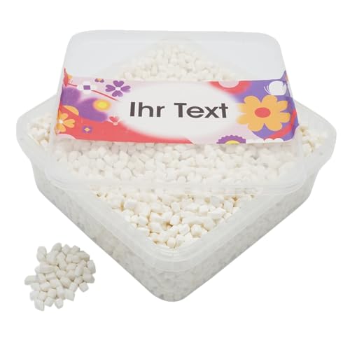 Deine Naschbox | Pfefferminz Pastillen| personalisierbar | 1kg Naschbox | XL Großpackung - Motive für viele Gelegenheiten - Geschenk - Pfefferminzöl von PE ÄM