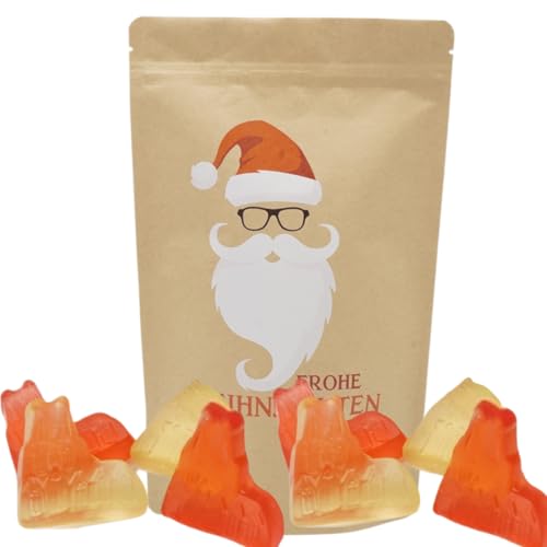 Deine Naschbox | Santa Cool Beutel |Gefüllt mit 150g Dom Fruchtgummis von PE ÄM